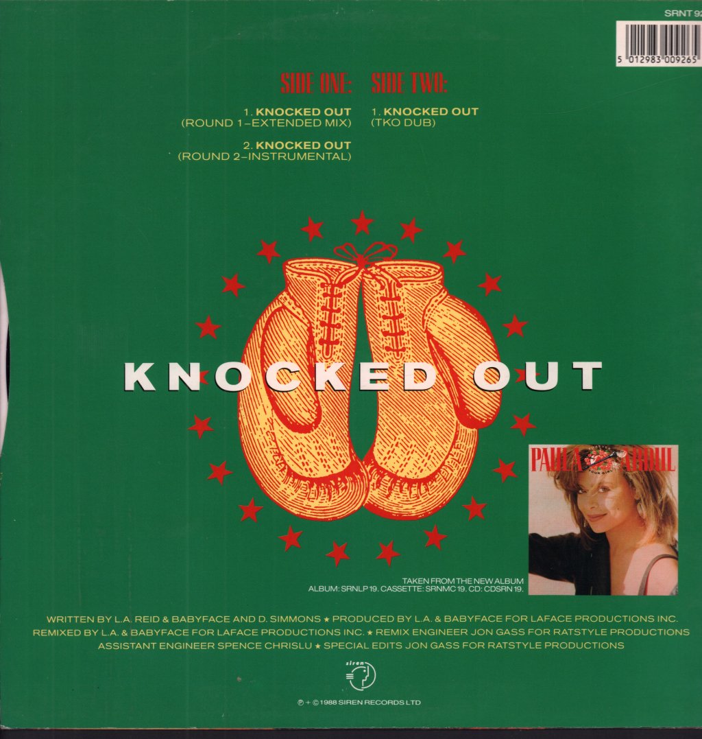 Paula Abdul - Knocked Out - 12 Inch