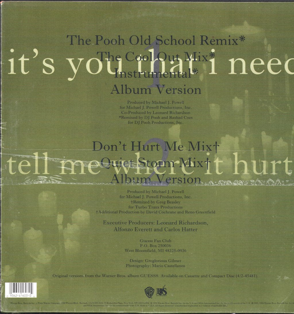 Guesss - It's You That I Need - 12 Inch