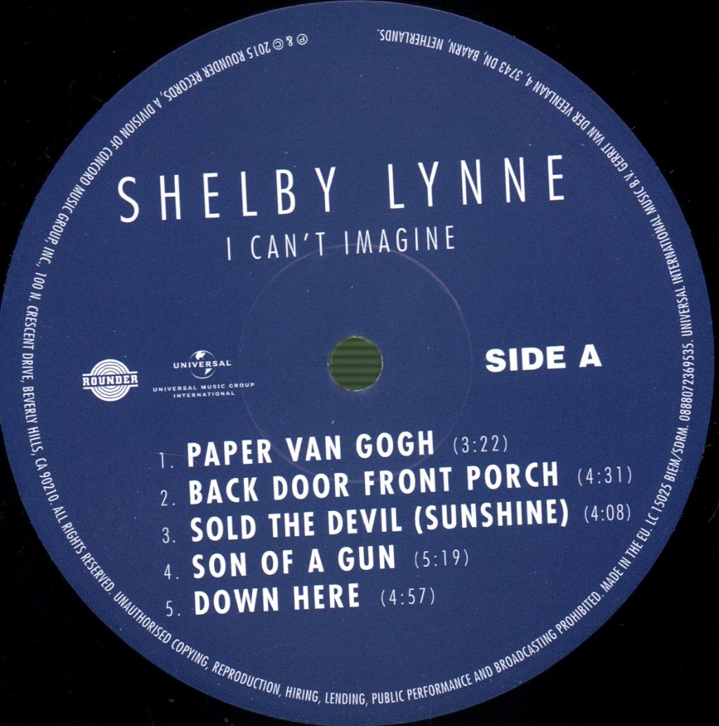 Shelby Lynne - I Can't Imagine - Lp