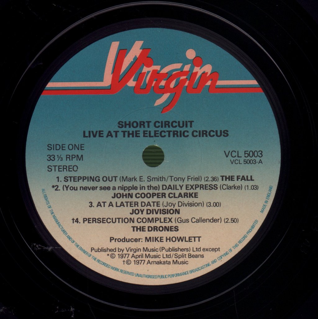 Short Circuit - Live At The Electric Circus - 10 Inch