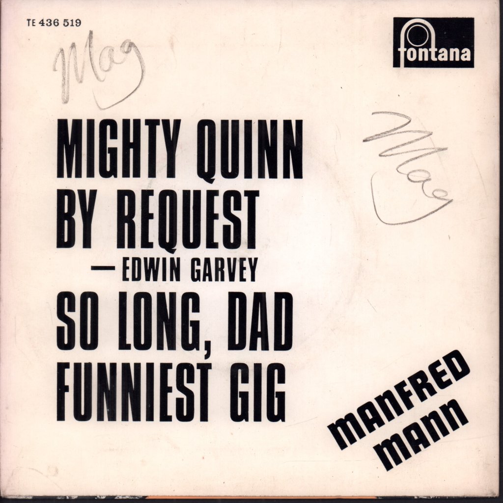 Manfred Mann - Mighty Quinn - 7 Inch