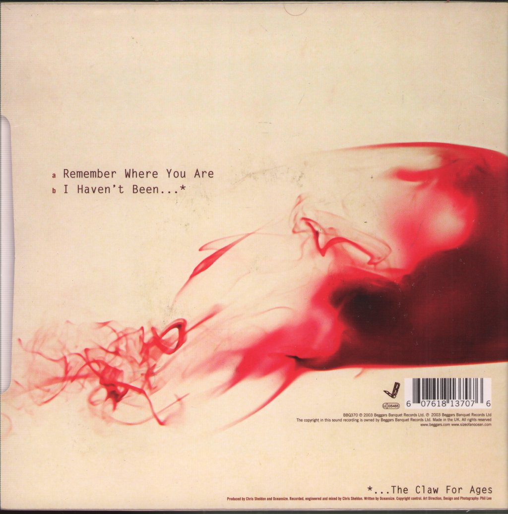 Oceansize - Remember Where You Are - 7 Inch