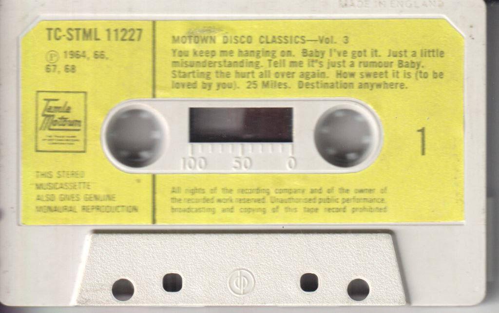 Various Artists - Motown Disco Classics Volume Three - Cassette