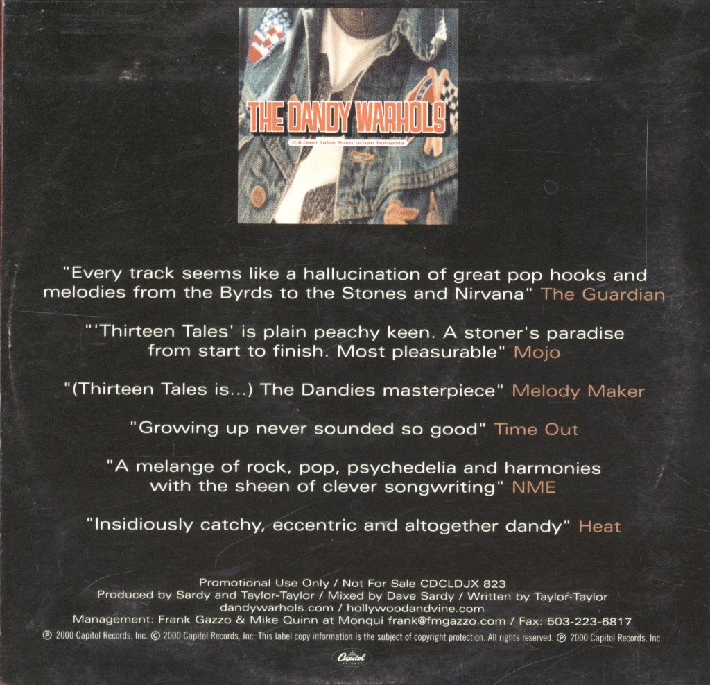 Dandy Warhols - Bohemian Like You - Cd