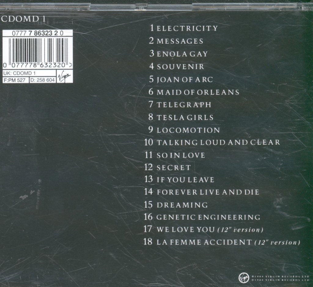 Orchestral Manoeuvres In The Dark - Best Of OMD - Cd