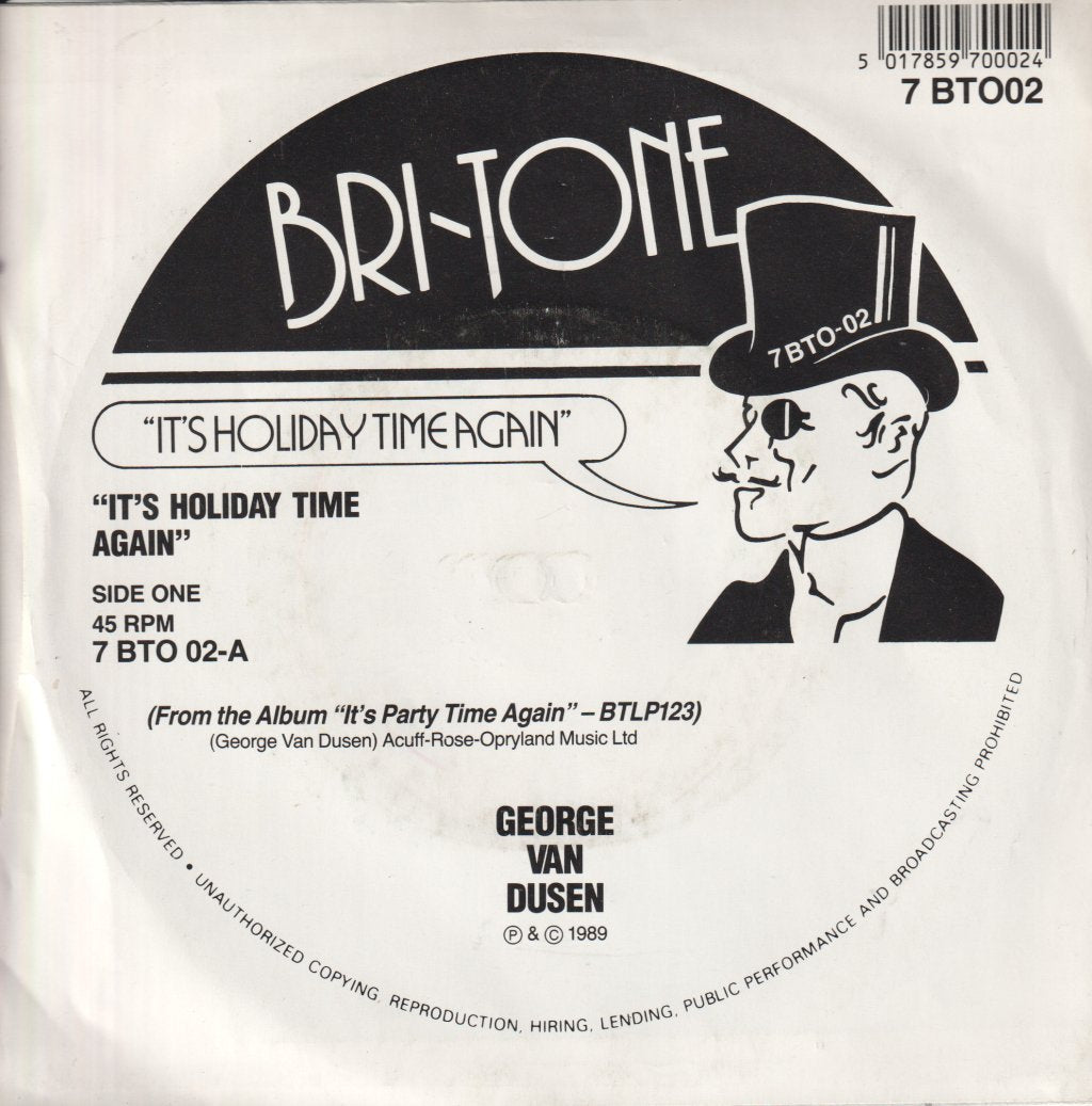 George Van Dusen - It's Holiday Time Again - 7 Inch