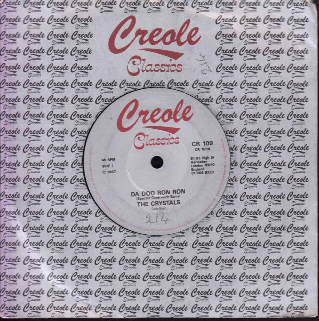 Crystals - Da Doo Ron Ron - 7 Inch