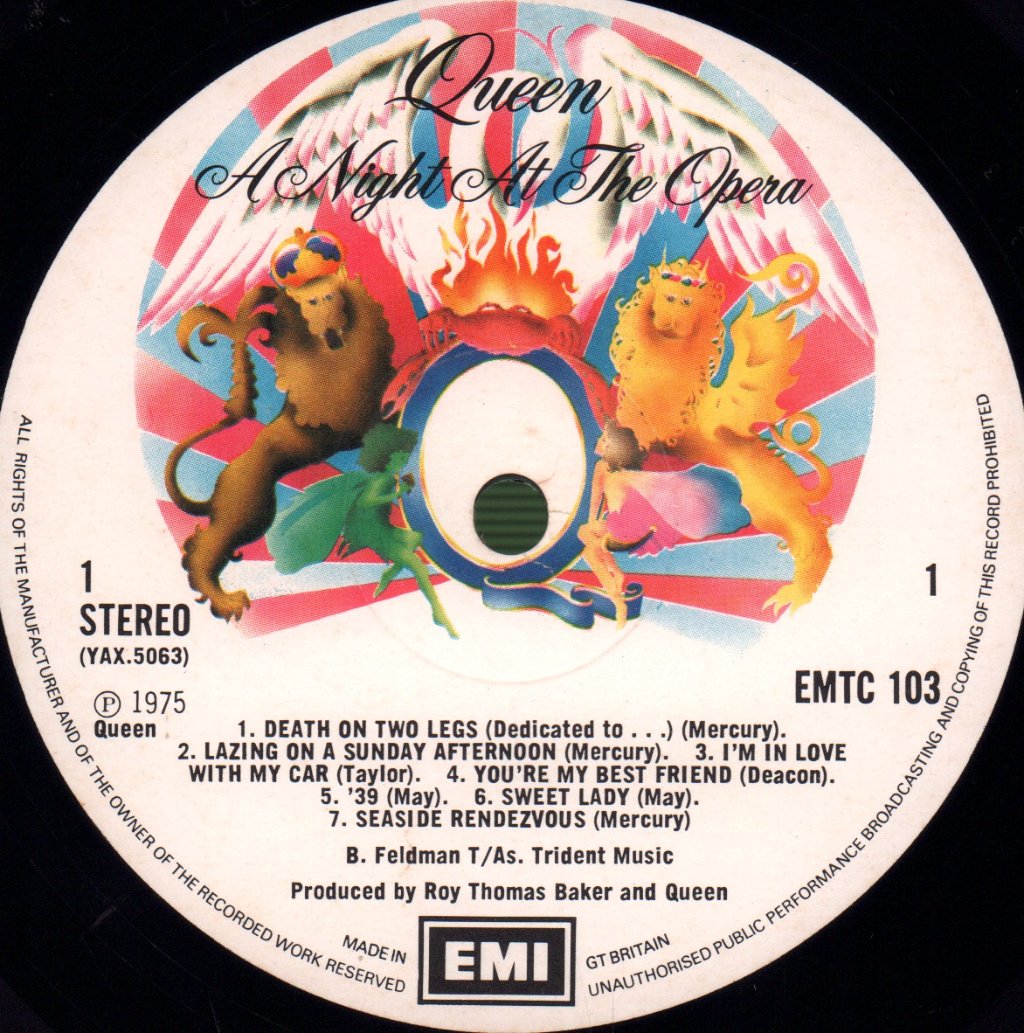 Queen - A Night At The Opera - Lp