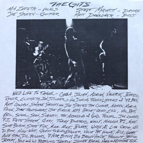 Gits - Precious Blood - 7 Inch