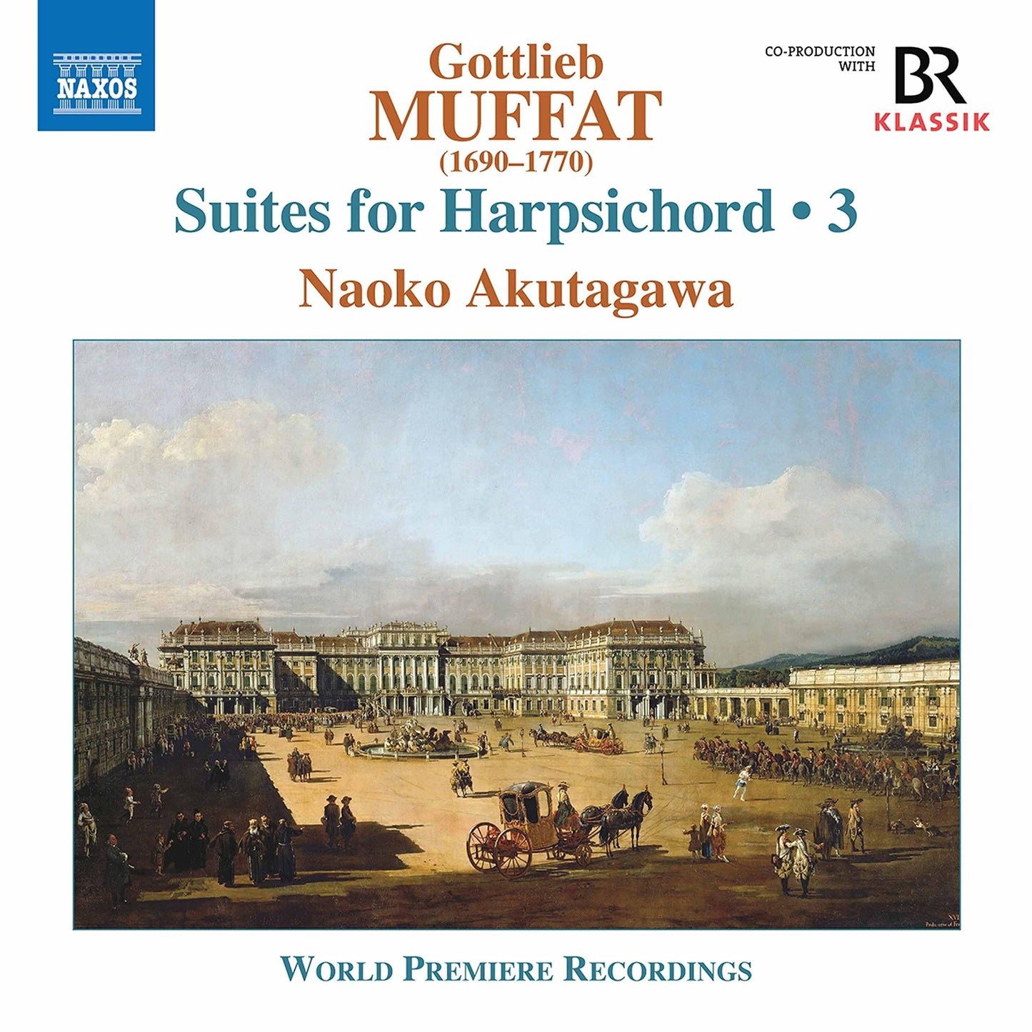 Naoko Akutagawa - Gottlieb Muffat: Suite For Harpsichord, Vol. 3 - Cd