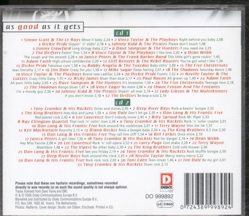 Various Artists - Great British Rock & Roll - Double Cd