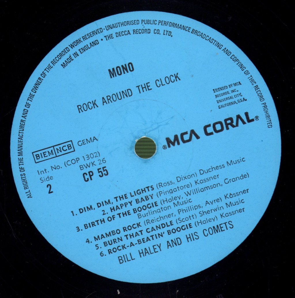 Bill Haley And His Comets - Rock Around The Clock - Lp