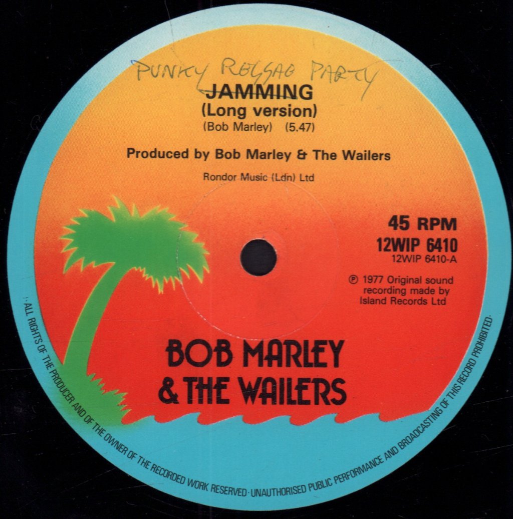 Bob Marley And The Wailers - Jamming - 12 Inch