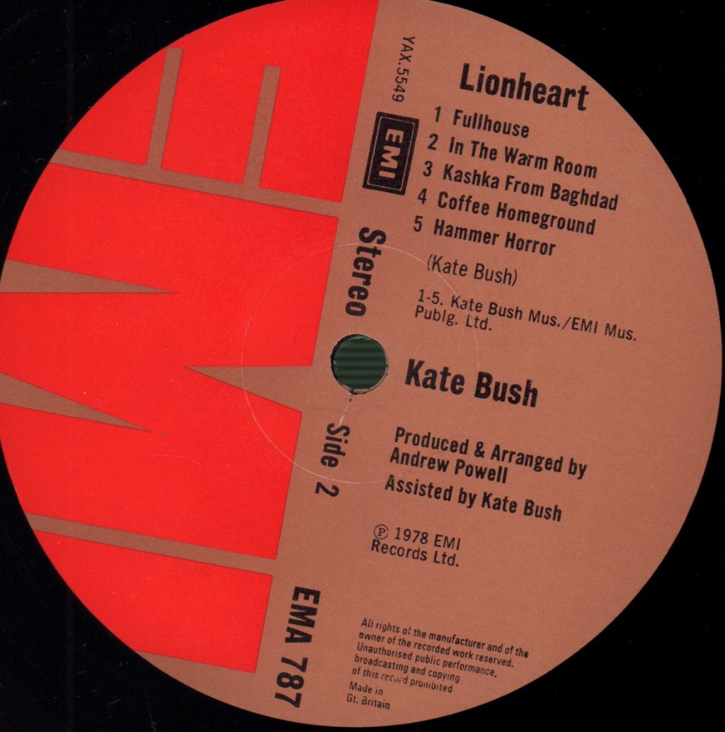 Kate Bush - Lionheart - Lp