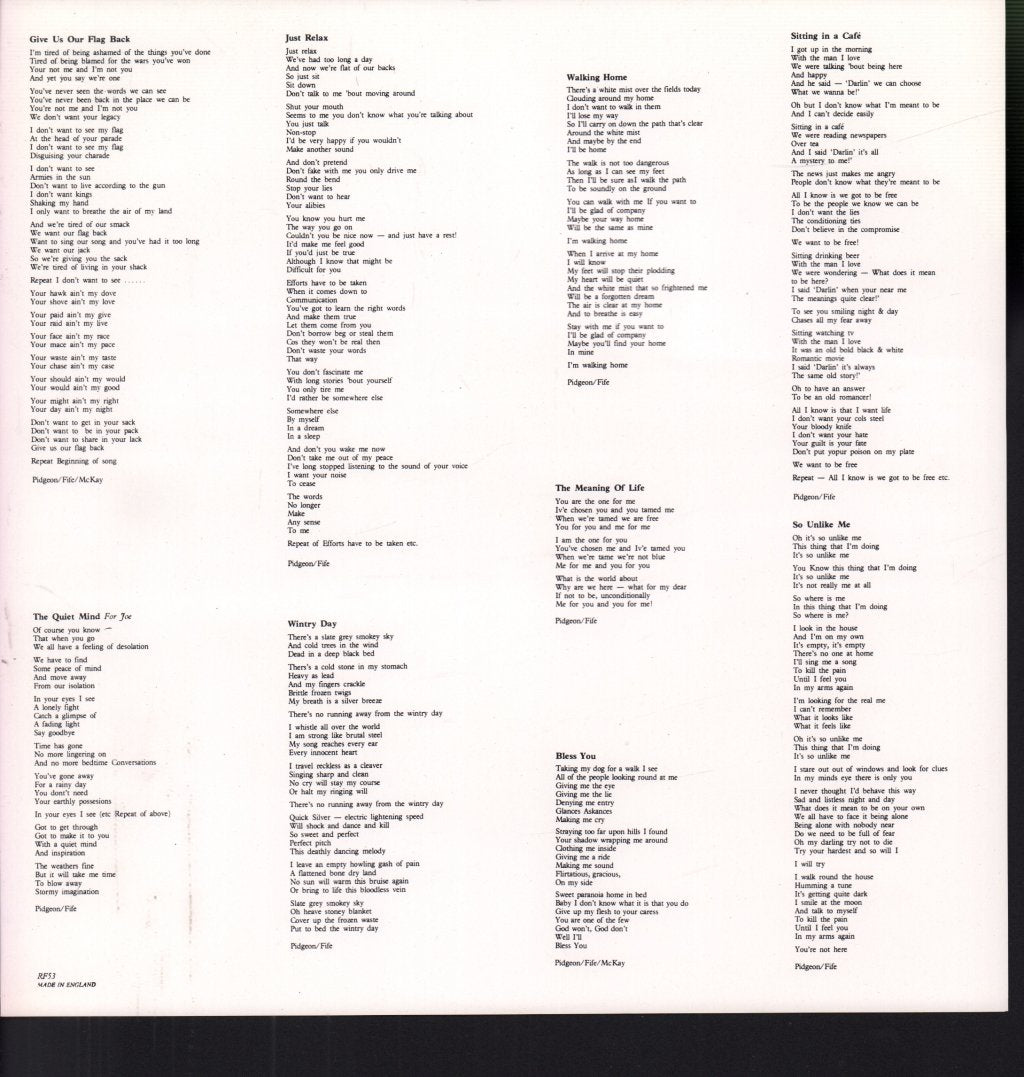 Ruby Blue - Glances Askances - Lp