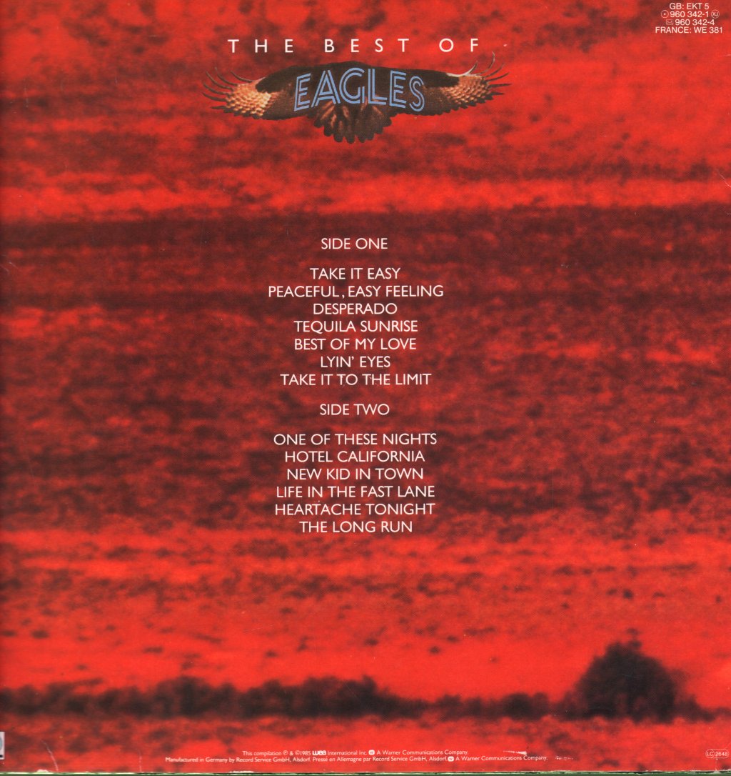 Eagles - Best Of - Lp