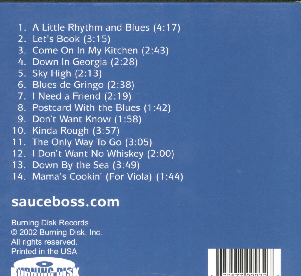 Sauce Boss - Sky Blues - Cd