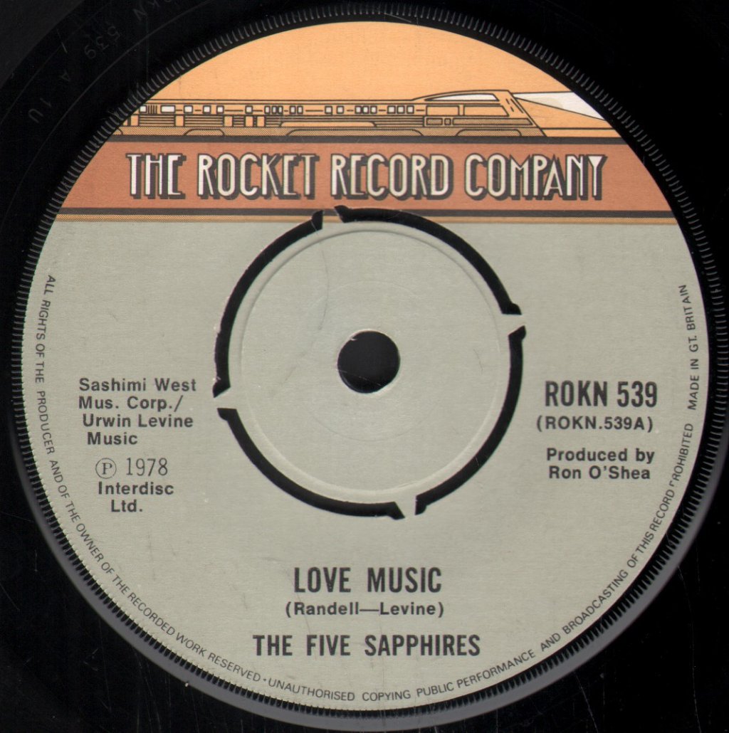 Five Sapphires - Love Music - 7 Inch