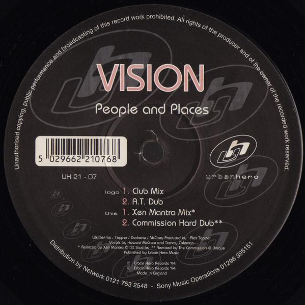 Vision (Uk Band) - People And Places - 12 Inch