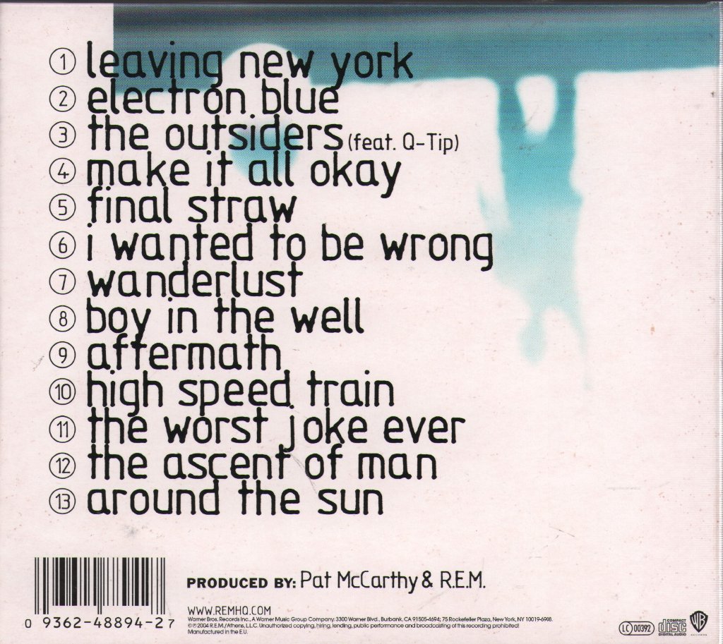 R.E.M. - Around The Sun - Cd