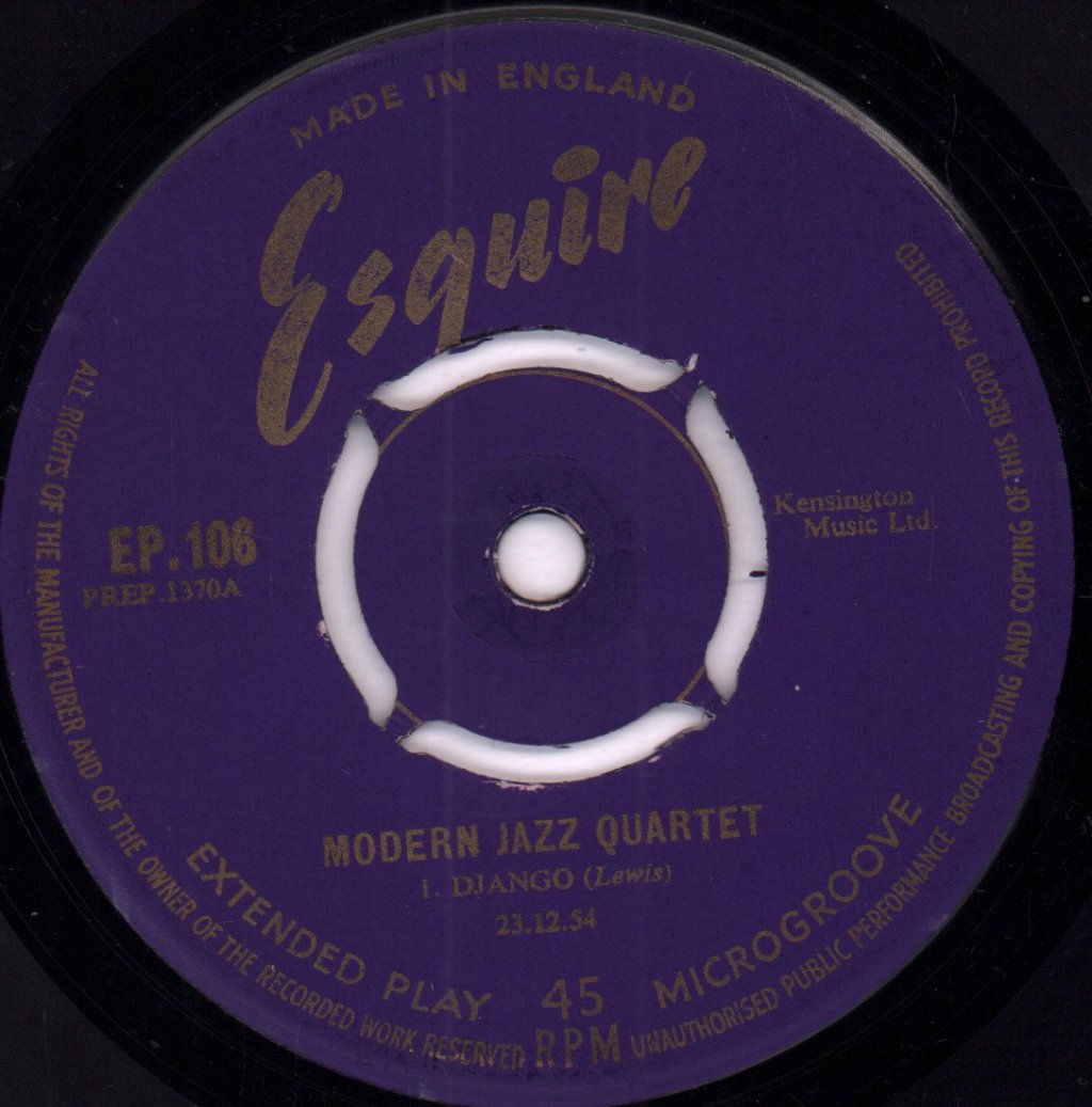 Modern Jazz Quartet - Django/Milano - 7 Inch