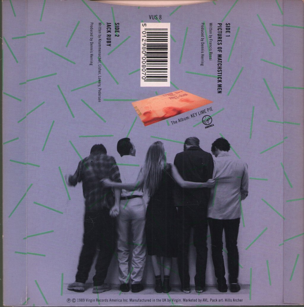 Camper Van Beethoven - Pictures Of Matchstick Men - 7 Inch