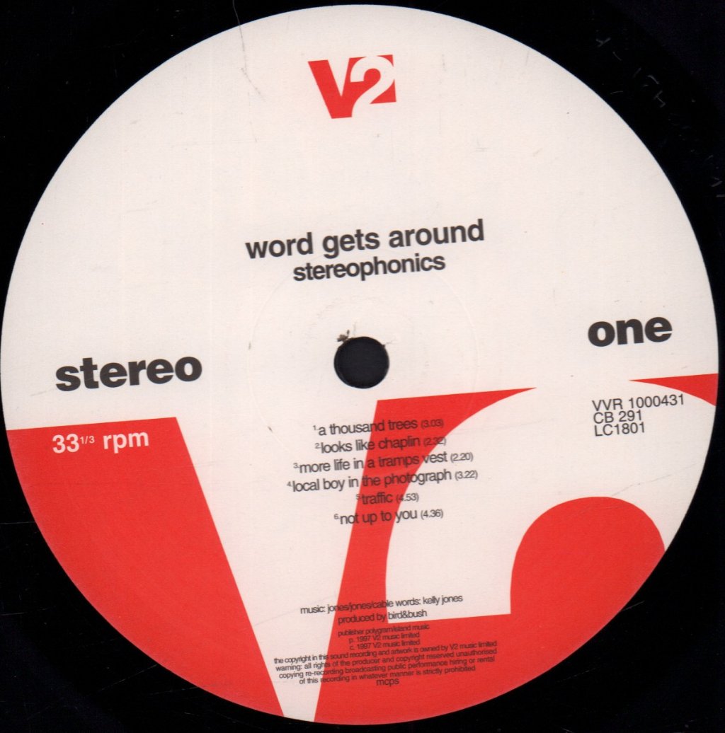 Stereophonics - Word Gets Around - Lp