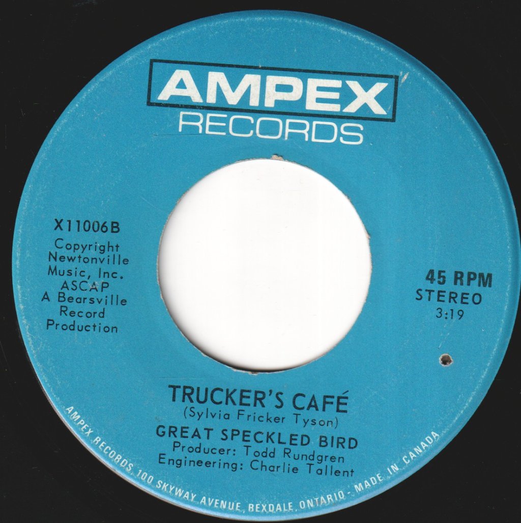 Great Speckled Bird - Trucker's Cafe - 7 Inch