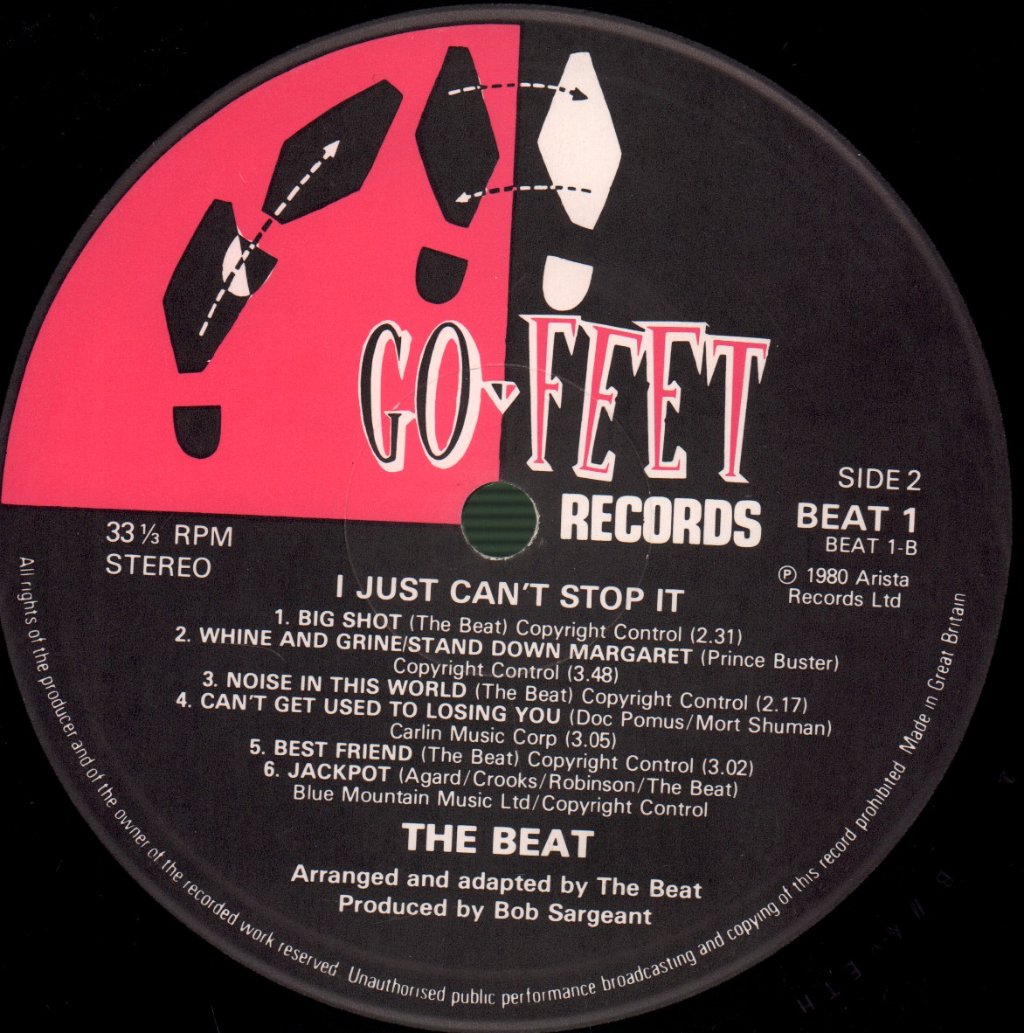 Beat - I Just Can't Stop It - Lp