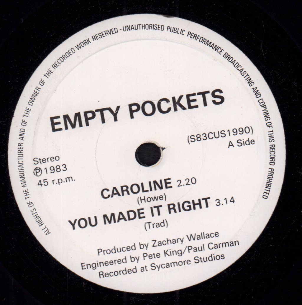 Empty Pockets - Caroline - 7 Inch