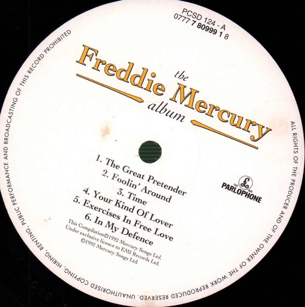 Freddie Mercury - Freddie Mercury Album - Lp