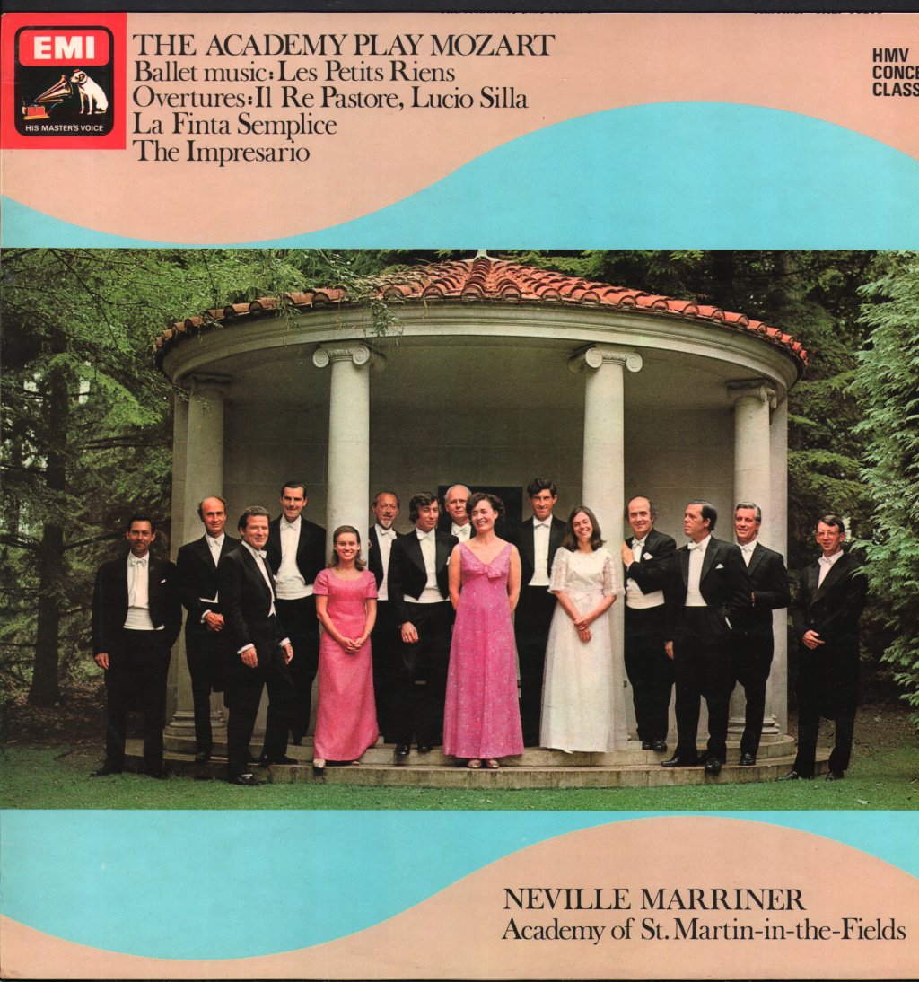 Neville Marriner / Academy Of St. Martin In The Fields - Academy Play Mozart - Ballet Music: Les Petits Riens / Overtures: Il Re Pastore / Lucio Silla - Lp