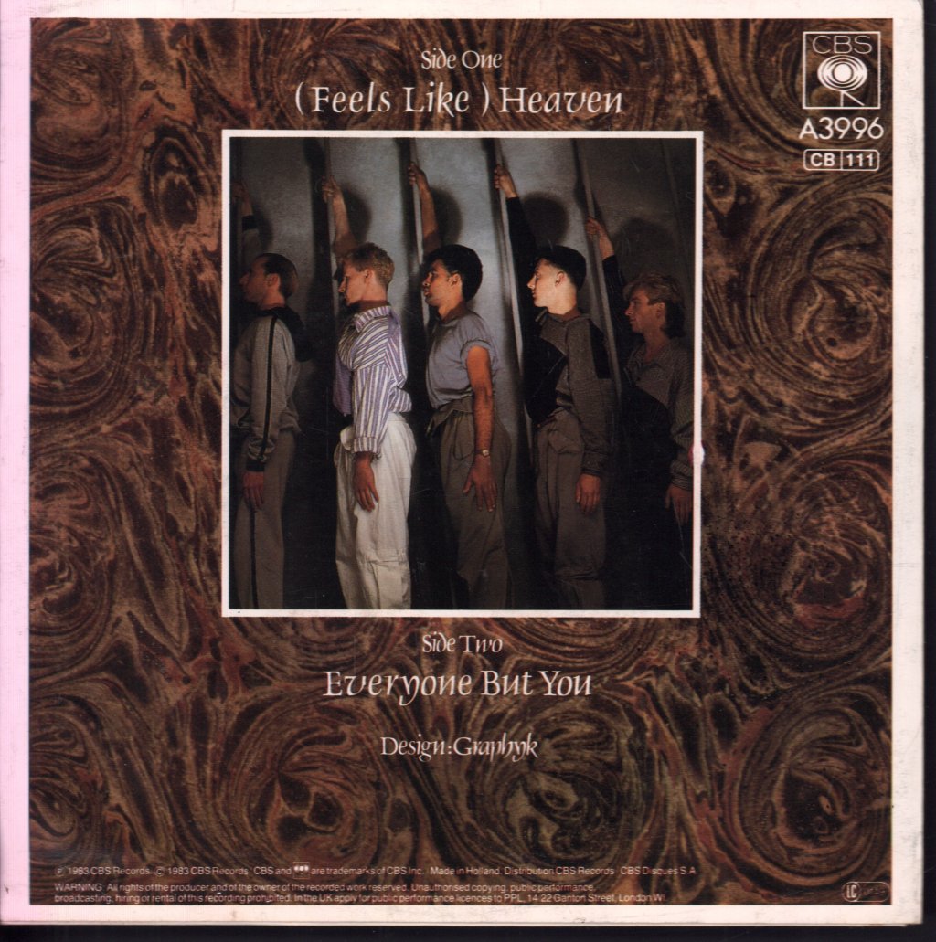 Fiction Factory - Feels Like Heaven - 7 Inch