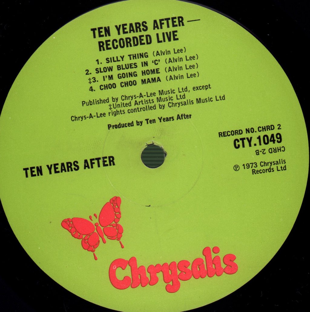 Ten Years After - Recorded Live - Double Lp