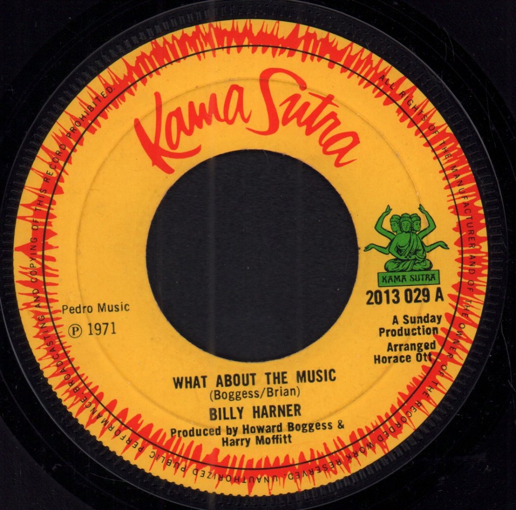 Billy Harner - What About The Music - 7 Inch