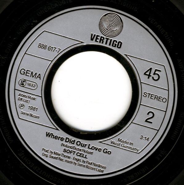 Soft Cell - Tainted Love - 7 Inch