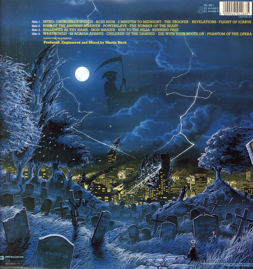 Iron Maiden - Live After Death - Double Lp