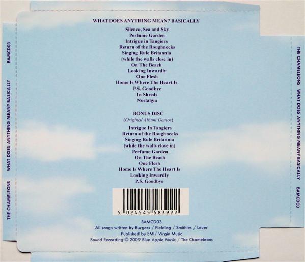 Chameleons - What Does Anything Mean Basically - Cd