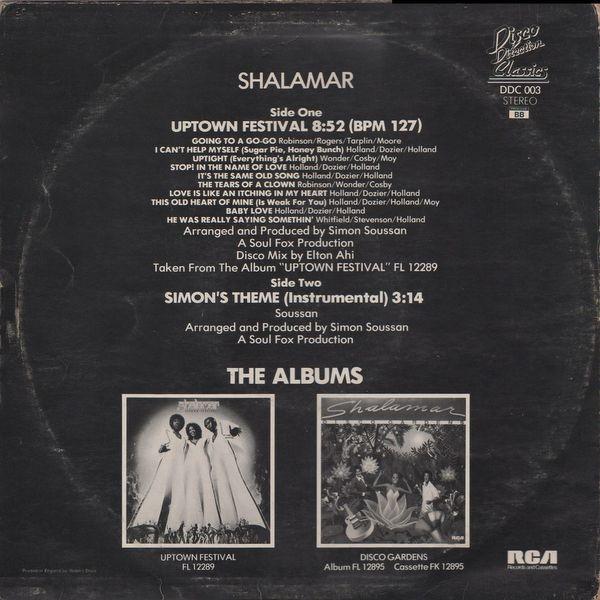 Shalamar - Uptown Festival - 12 Inch