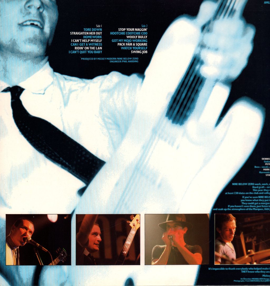Nine Below Zero - Live At The Marquee - Lp