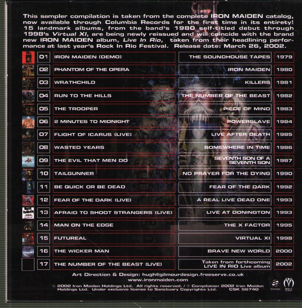 Iron Maiden - 17 Numbers By The Beast - Cd