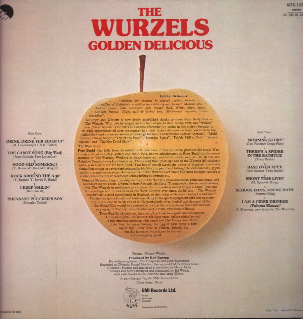 Wurzels - Golden Delicious - Lp