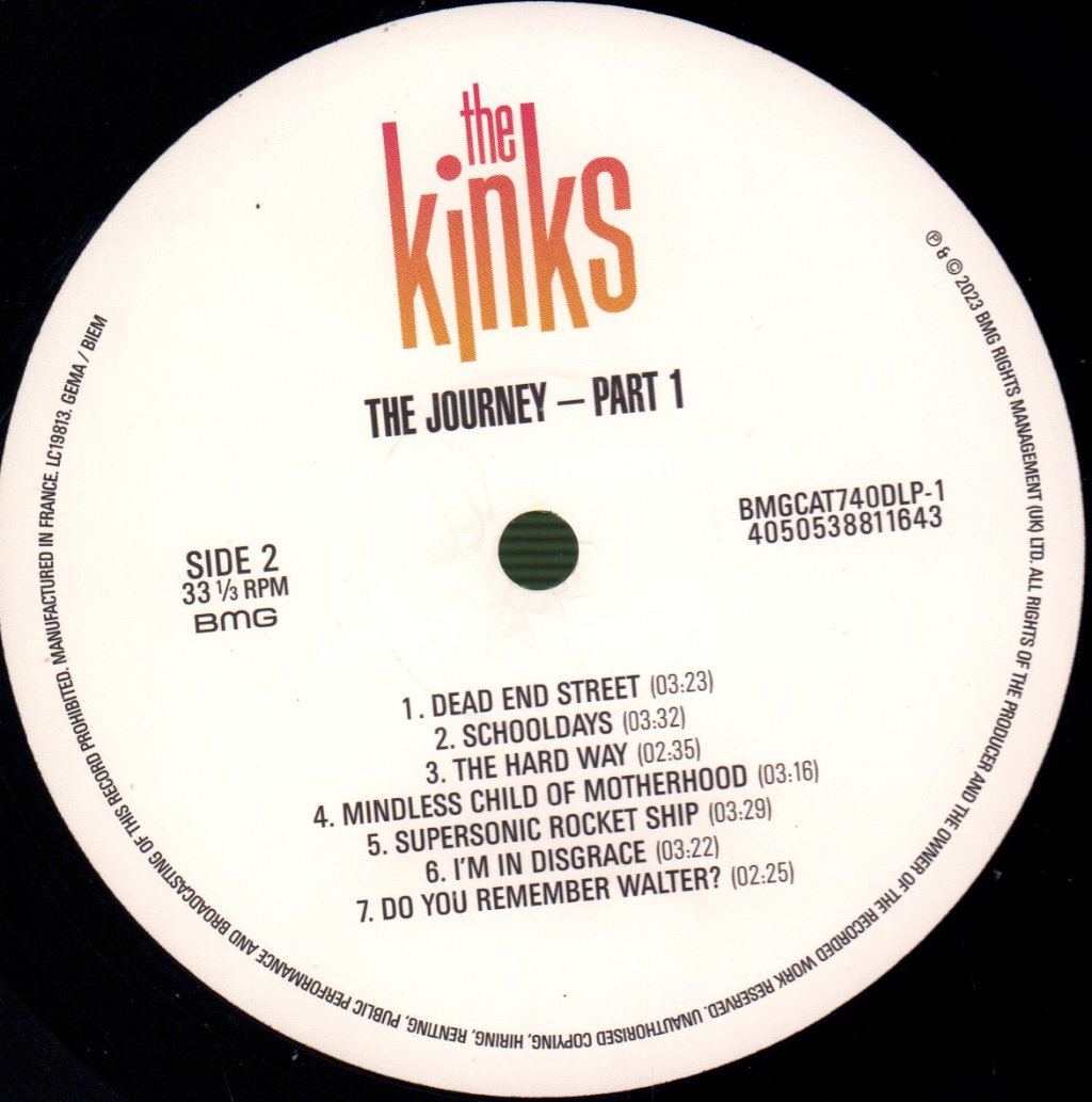 Kinks - Journey: Part 1 - Double Lp