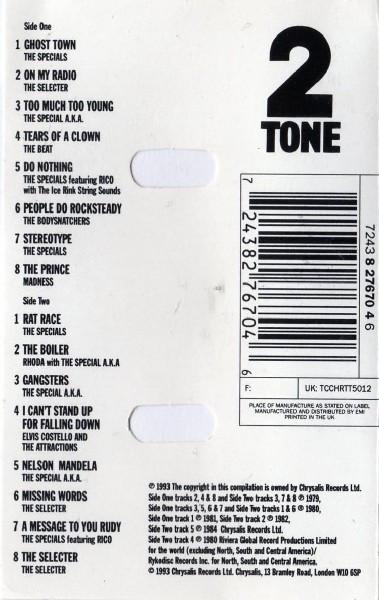 Various Artists - Best Of 2 Tone - Cassette