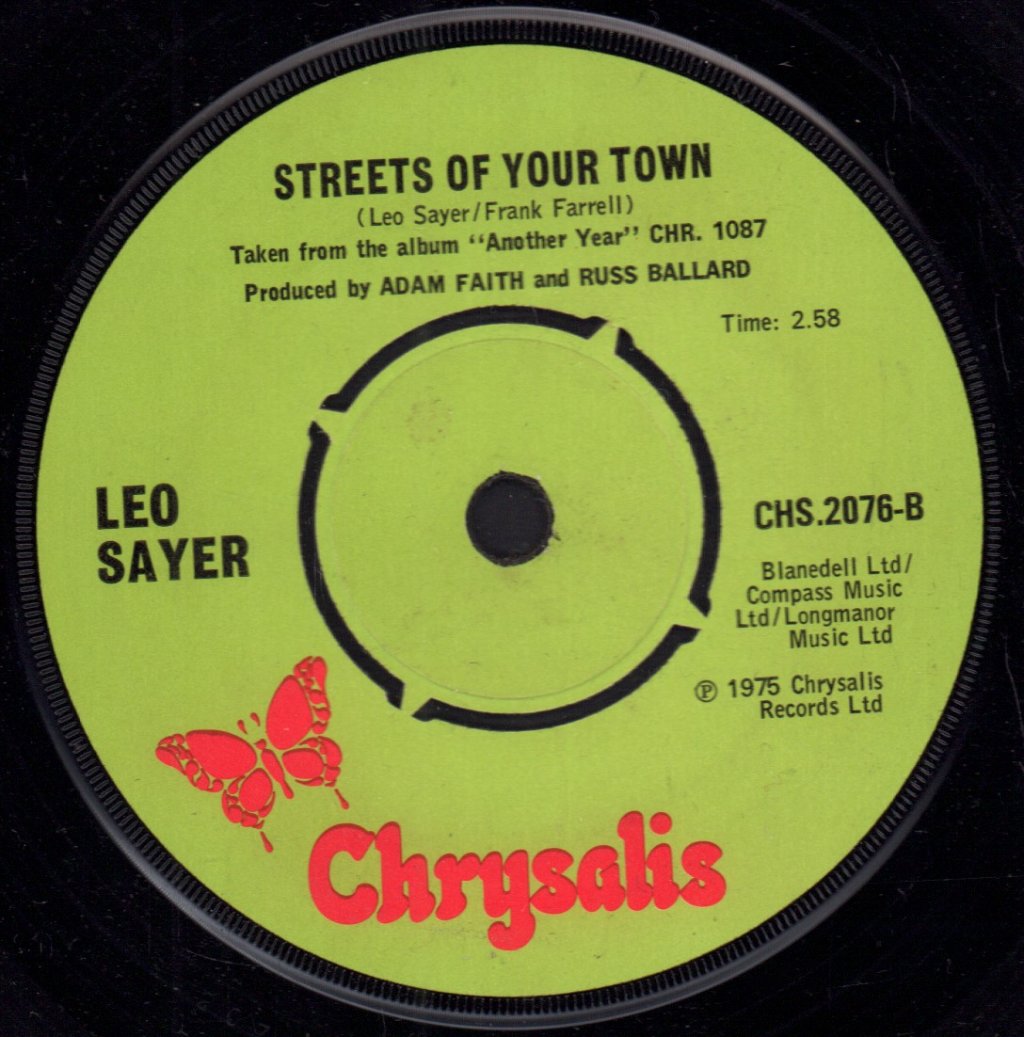 Leo Sayer - Moonlighting - 7 Inch