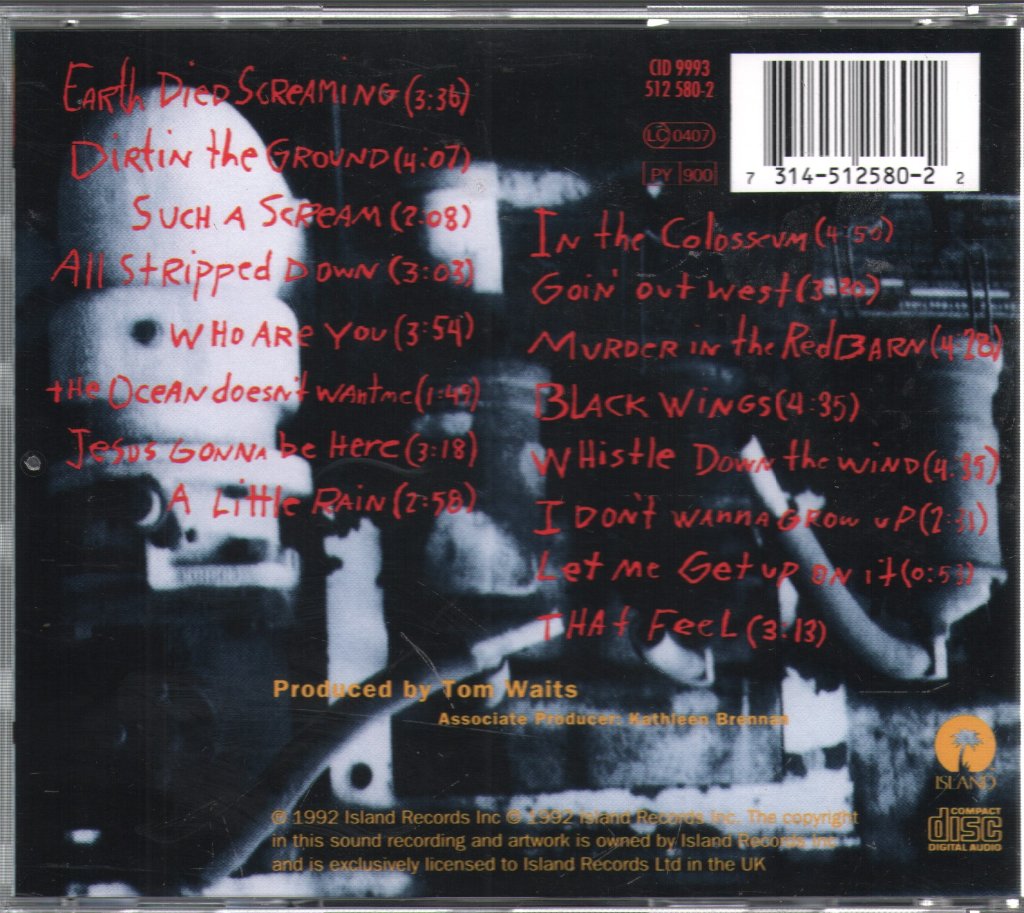 Tom Waits - Bone Machine - Cd