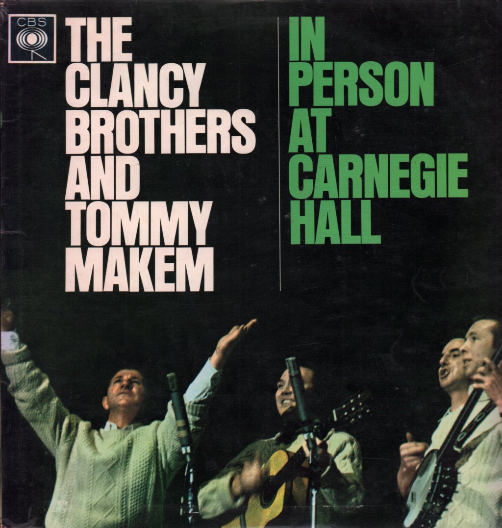 Clancy Brothers And Tommy Makem - In Person At Carnegie Hall - Lp