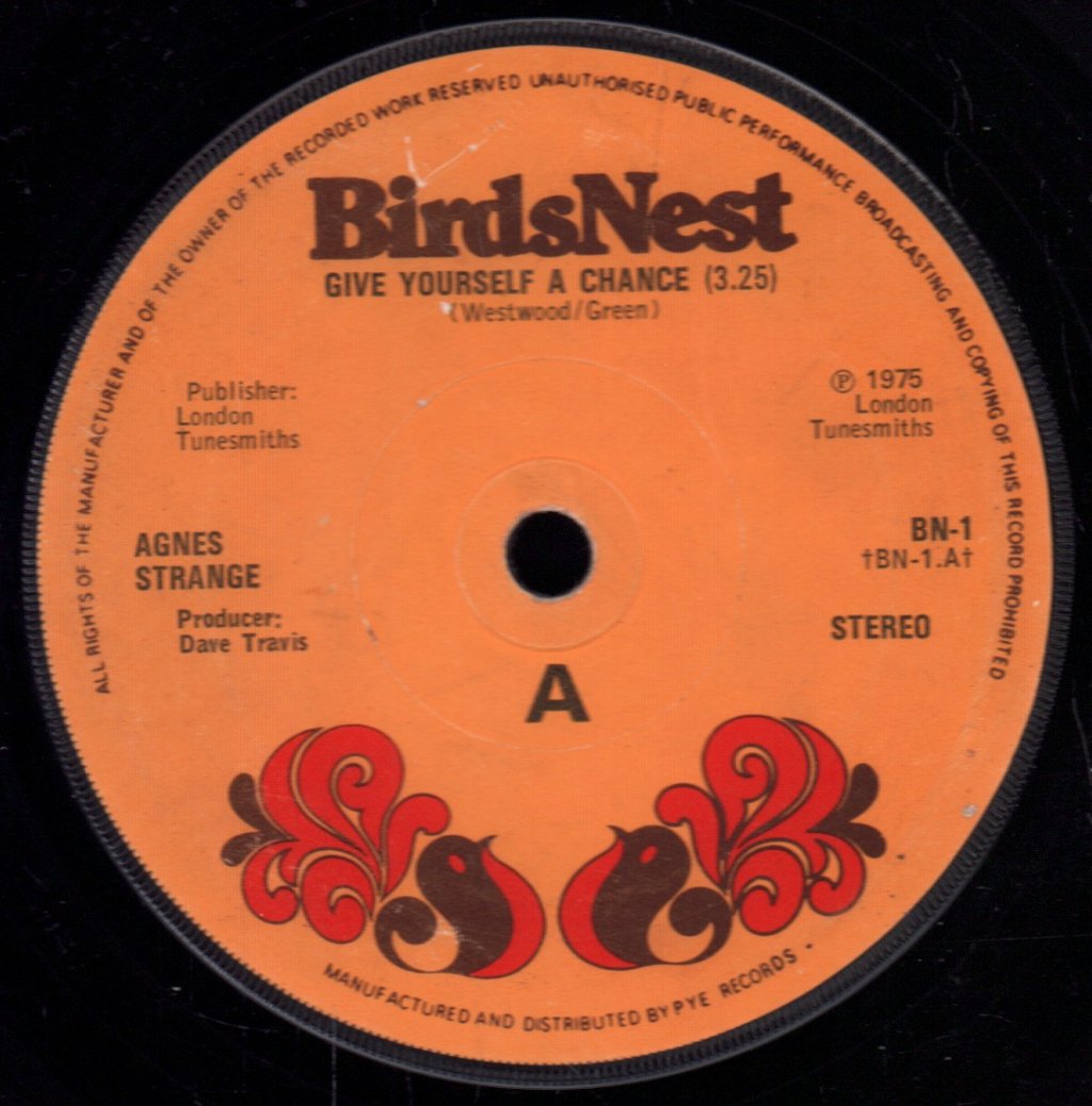 Agnes Strange - Give Yourself A Chance - 7 Inch