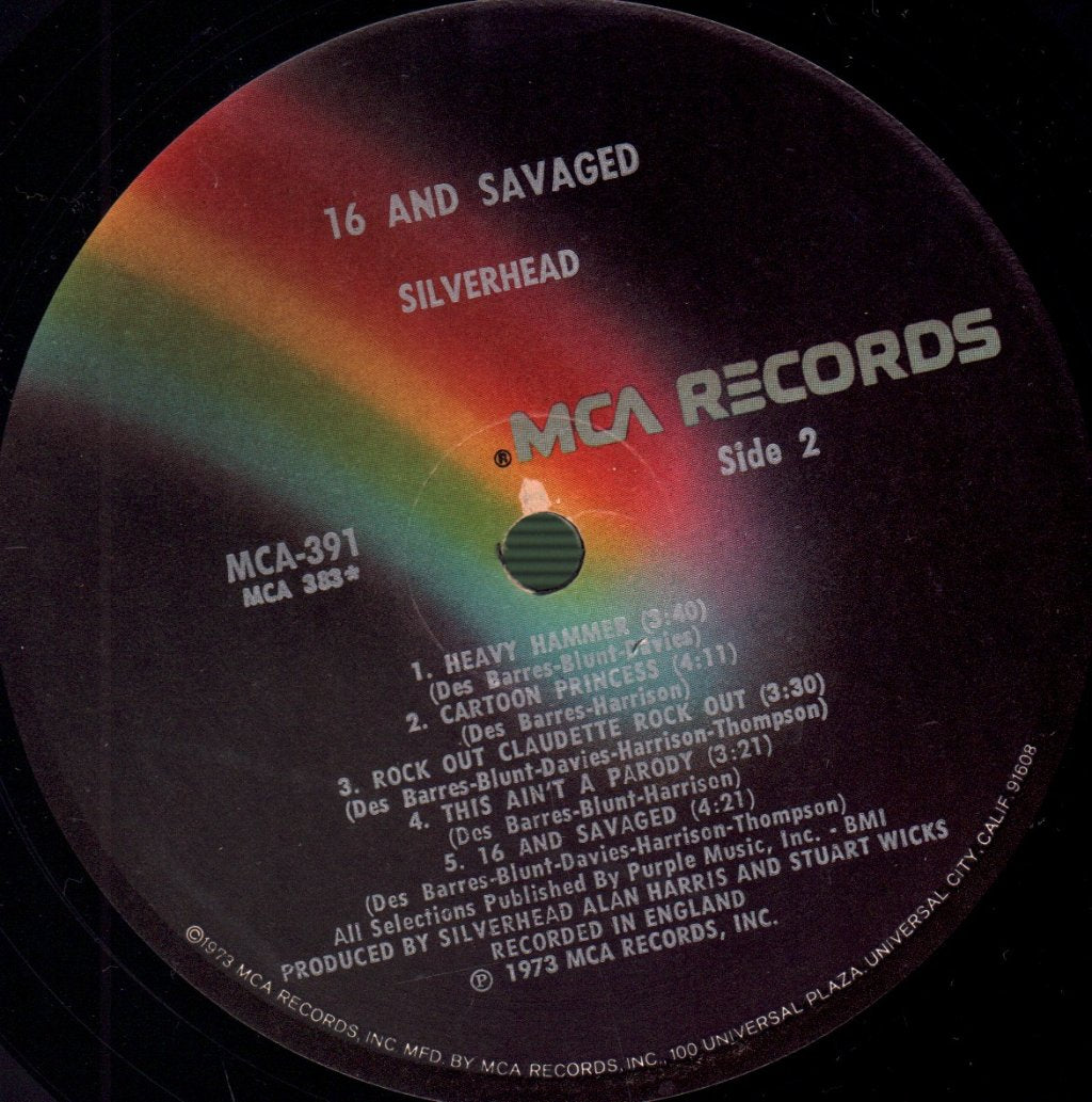 Silverhead - 16 And Savaged - Lp