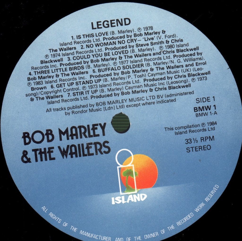 Bob Marley And The Wailers - Legend - Lp